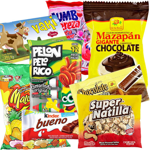 Mexican candy, snacks